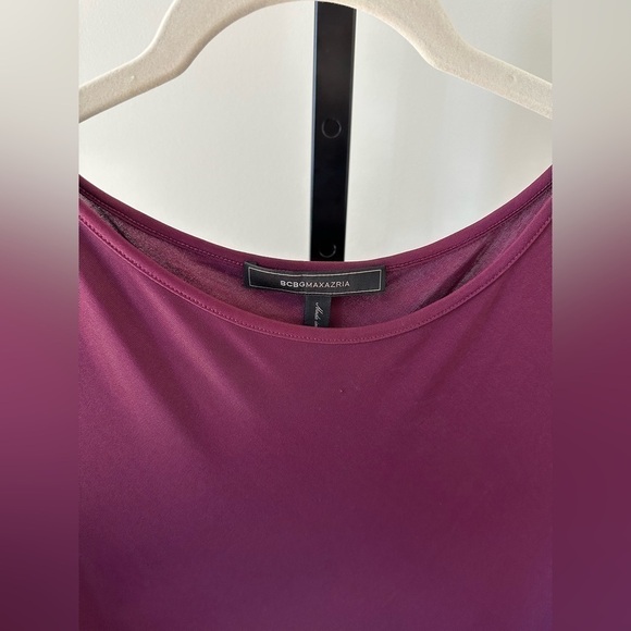 BCBG Max Azria Ruched Sleeve Dress Size S - Picture 7 of 8